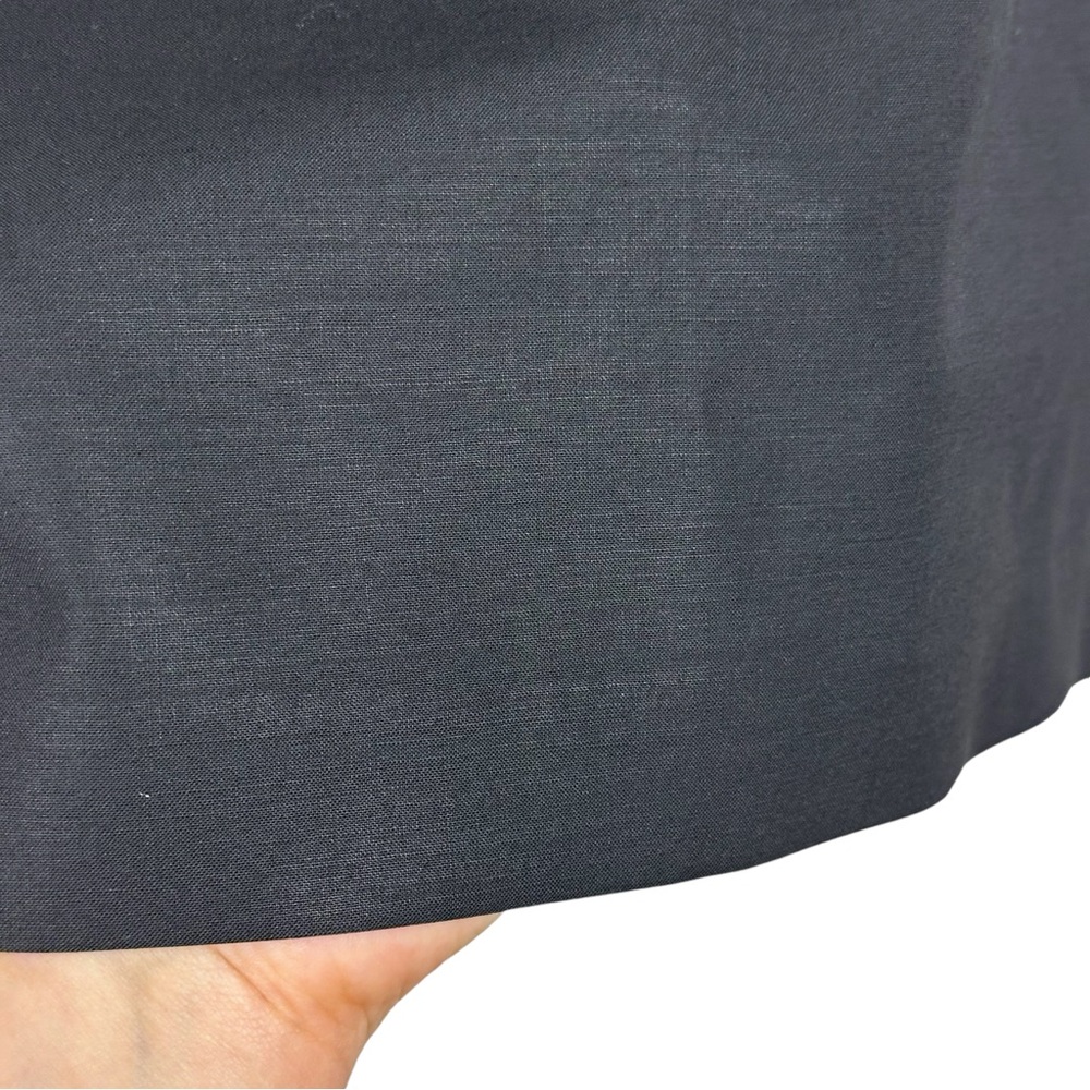 Banana Republic Stretch Wool Blend Knee Length Chic Tailored Pencil Skirt Black - Picture 5 of 10